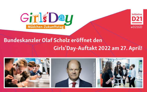 Collage zum Girls'Day-Auftakt 2022