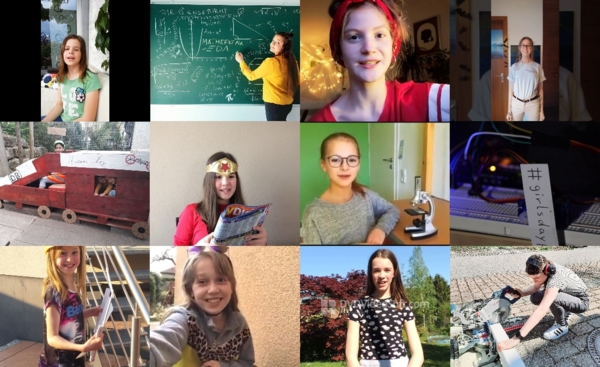 Collage der Gewinnerinnen des Girls'Day-Wettbewerbs