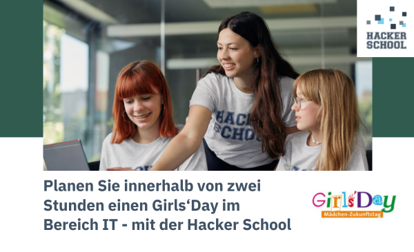 Grafik zum Girls'Day und der Hacker School