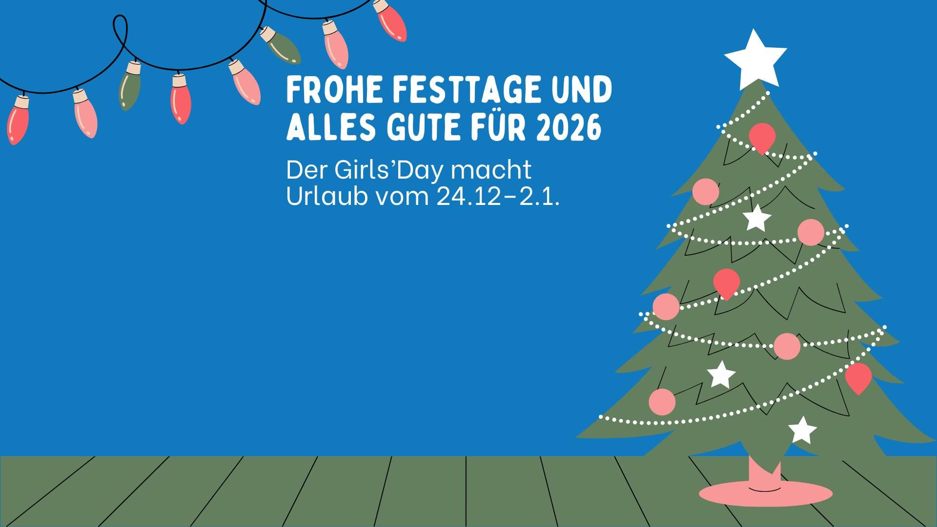Grafik mit Weihnachtsgrüßen