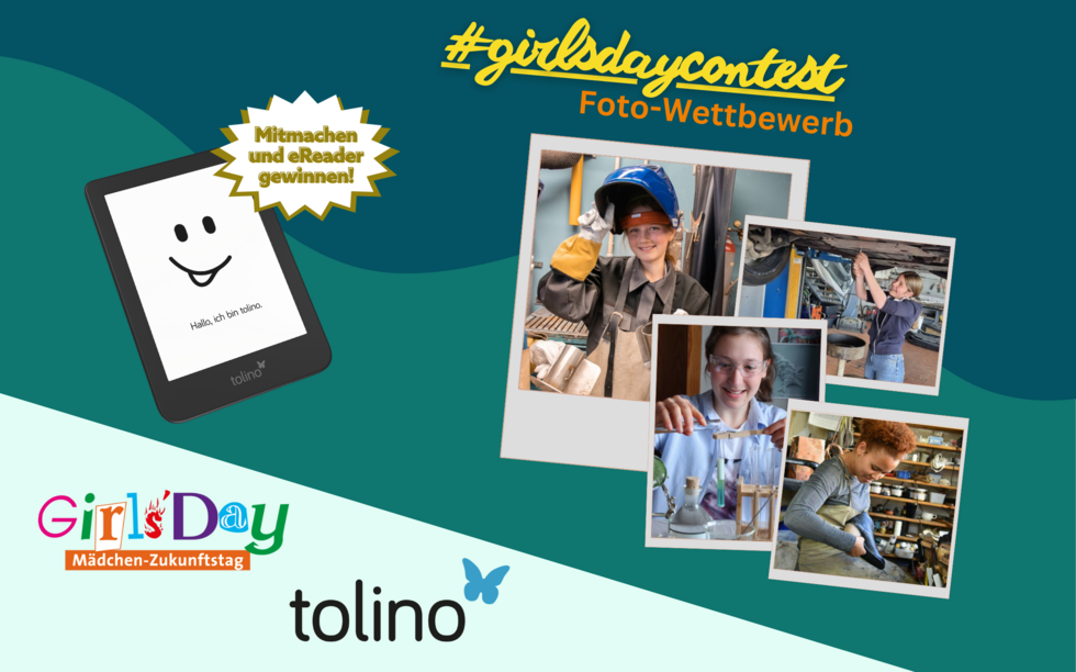 Banner für den Girls'Day-Wettbewerb 2024