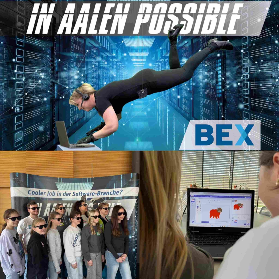 Collage vom Girls'Day bei der BEX Components AG