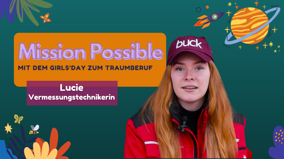 Grafik zum Video Lucie Vermessungstechnikerin