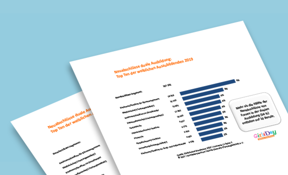 Grafik zum Berufswahlspektrum