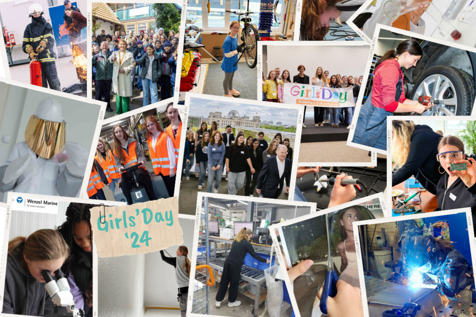 Collage zum Girls'Day 2024